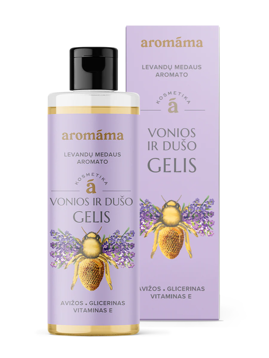 Lavendel- og honningduftende bade- og dusjgel (kommer 17.11)