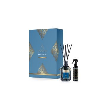 ROOMOI duftdiffuser- og romspraysett REGAL GLORY, 200 ml + 100 ml