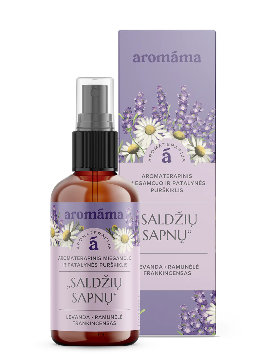 Aromaterapisk spray for soverom og sengetøy «Søte drømmer» (kommer 17.11)