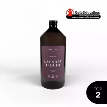 SIMITRI flytende vaskemiddel med probiotika, Smoky Cherry, 1 l (50 vask).