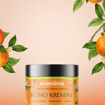 Kroppskrem med duft av bitre appelsiner