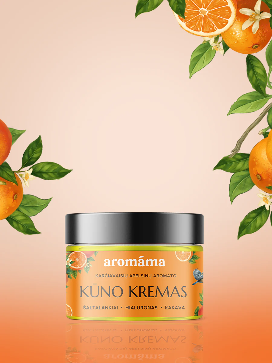 Kroppskrem med duft av bitre appelsiner