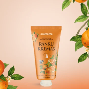 Håndkrem med duft av bitre appelsiner