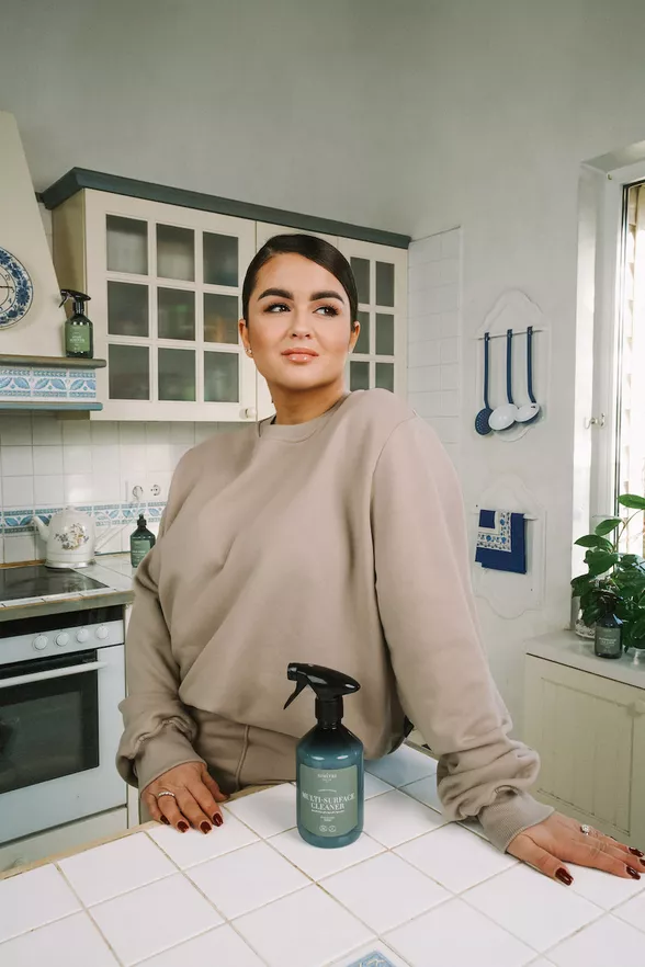 SIMITRI rengjøringsmiddel for ulike overflater med probiotika, Fresh Cucumber, 480 ml - Bilde 2