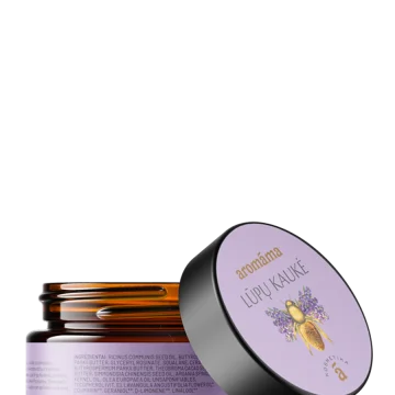 Lepemaske med lavendel eterisk olje