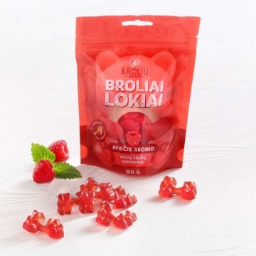 Bringebær-juicebjørner (vi skal sende 27.02)